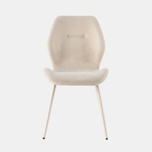 Conjunto de 4 cadeiras TANARA cor creme by Conforama, photo 1
