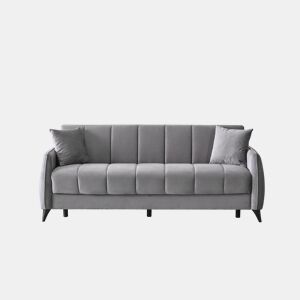 Sofá cama 3 lugares DIDO cor cinza by Conforama, photo 1