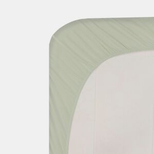 Lençol de baixo SILK em microfibra 90cm cor verde by Conforama, photo 1
