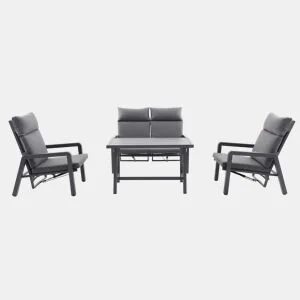 Conjunto de jardim MANACOR cor cinza escuro da Conforama, fotografia 1