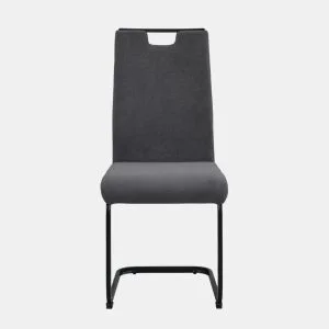 Conjunto de 4 cadeiras de jantar SANDREA cinza escuro by Conforama, photo 1