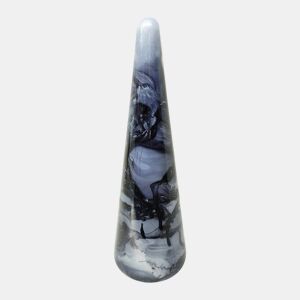 Figura Led cone BUNDI preto marca ECOANYA by Conforama, photo 1