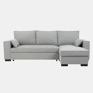 Chaise longue com cama MARLON reversível 3 lugares cinza by Conforama, photo 1