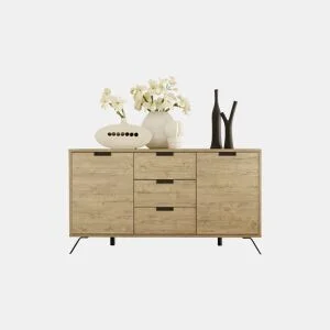 Aparador com 2 portas carvalho cor PALMA by Conforama, photo 1