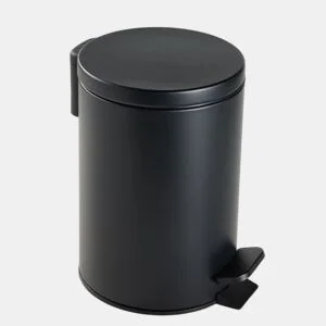 Balde do lixo BASURA 3 litros com pedal preto by Conforama, photo 1