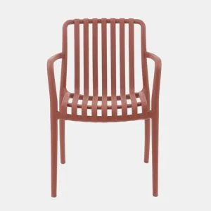 Cadeira de jardim AMALIA II cor vermelho by Conforama, photo 1