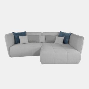 Chaise longue derecha SOPHIE color gris claro y azul da Conforama, fotografia 1