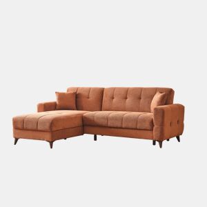 Chaise longue cama 3 lugares reversível terracota HERMÉS by Conforama, photo 1