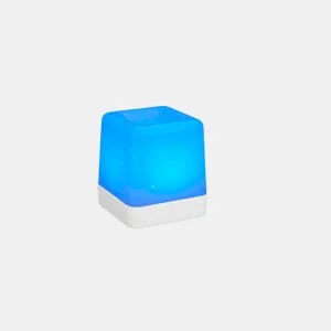 Candeeiro de mesa solar multicolorido GRUNDIG da Conforama, fotografia 1