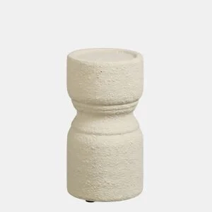 Castiçal DEIÁ em cerâmica 19,5x11cm da Conforama, fotografia 1