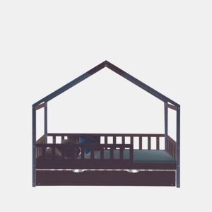 Cama nido de madeira maciça WOOD 90x190cm em branco natural by Conforama, photo 1