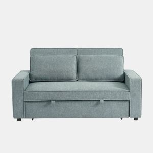 Sofá cama 2 lugares LOLA cor azul da Conforama, fotografia 1