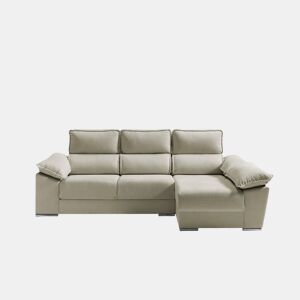 Chaise longue dereita com arca DIWY dereita 4 lugares bege by Conforama, photo 1