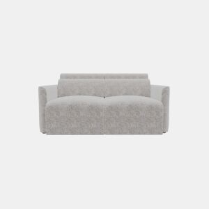 Sofá deslizante MODENA 2 lugares em tecido 3 cores cinza claro by Conforama, photo 1