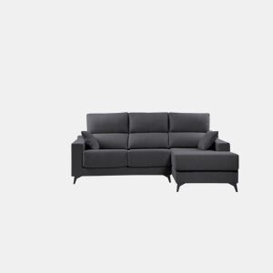Chaise longue S NOELIA dereita 3 lugares antracite by Conforama, photo 1
