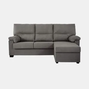 Chaise longue ZIP reversível 3 lugares antracite by Conforama, photo 1