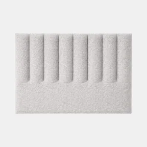 Cabeceira GOYA 160x118x7cm pele de borrego branco by Conforama, photo 1