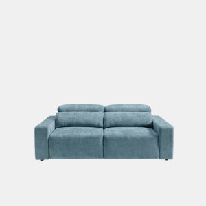 Sofá 3 lugares XL MONTBLANC cor azul da Conforama, fotografia 1