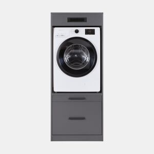 Módulo médio STIL para máquina da roupa 1 gaveta 67x164cm cinza by Conforama, photo 1