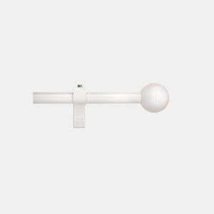 Varão de cortina extensível ROUND 120-210cm branco mate by Conforama, photo 1
