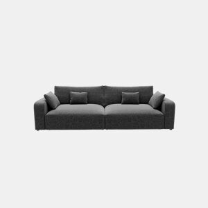 Sofá VERONA de 4 lugares em tecido 1 cor cinza escuro by Conforama, photo 1