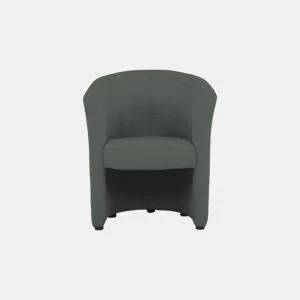 Cadeirão decorativo NAOMI cor cinza escuro da Conforama, fotografia 1