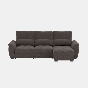 Chaise longue de 4 lugares reversível em cama BENSON cor vison by Conforama, photo 1