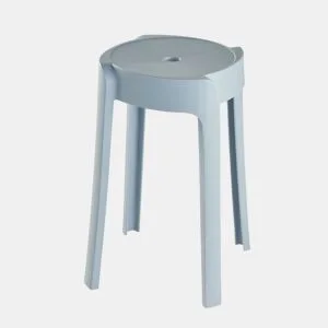 Banco APILABLE plástico 45cm azul by Conforama, photo 1