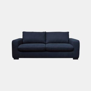 Sofá 3 lugares fixo cor azul SWEET da Conforama, fotografia 1