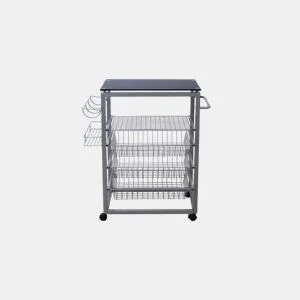 Carro de apoio CRISTAL II preto by Conforama, photo 1