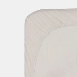 Lençol de baixo SILK em microfibra 180cm cor linho by Conforama, photo 1