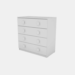 Cômoda auxiliar com 4 gavetas SEATTLE branco da Conforama, fotografia 1