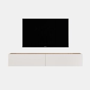 Móvel de TV de 180cm WALLY na cor pinho e branco by Conforama, photo 1