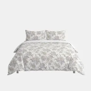 Capa de edredão de poliéster ADELIA cama 90cm by Conforama, photo 1