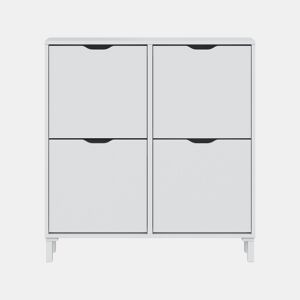 Sapateira HANDY 4 prateleiras cor branco by Conforama, photo 1