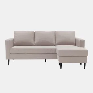 Chaise longue CRUSH reversível 3 lugares bege da Conforama, fotografia 1
