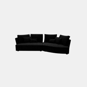 Chaise longue LUGANO direita 4 lugares tecido 1 cor antracite da Conforama, fotografia 1