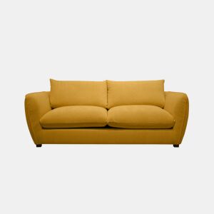 Sofá 3 lugares CLEMENCE M cor amarelo da Conforama, fotografia 1