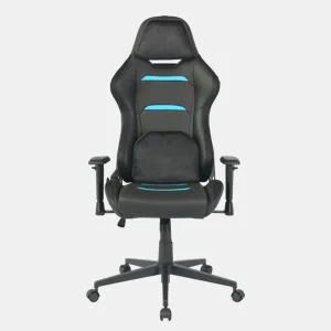 Cadeira gaming NEKANE cor preto e azul by Conforama, photo 1