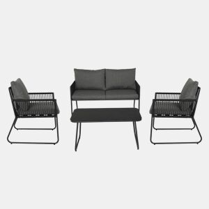 Set de jardim KELLY cor cinza escuro by Conforama, photo 1