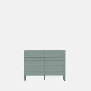 Aparador 2 portas e 2 gavetas BRETANIA verde by Conforama, photo 1