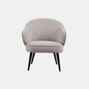 Cadeirão decorativo TITO cor cinza by Conforama, photo 1