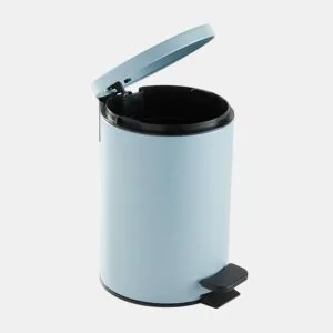 Balde do lixo BASURA 3 litros com pedal azul da Conforama, fotografia 1