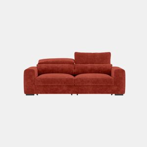 Sofá 3 lugares conversível em cama LANDON terracota da Conforama, fotografia 1