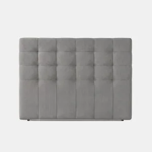 Cabeceira modelo Aura na cor cinzento 100x120x7cm da Conforama, fotografia 1