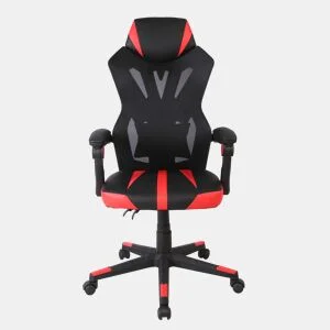 Cadeira gaming TOFU cor preto e vermelho da Conforama, fotografia 1