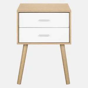 Mesa de cabeceira ARCADIA II com 2 gavetas by Conforama, photo 1