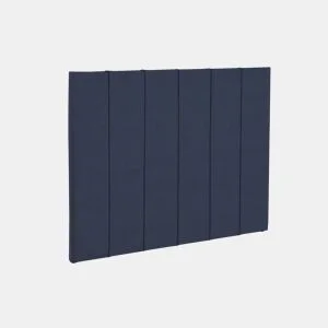 Cabeceira 160x125cm tecido azul marinho DECO MOLAFLEX by Conforama, photo 1