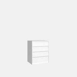 Cómoda MONTADO BLOCK com 4 gavetas 72,5x60x45cm branca by Conforama, photo 1