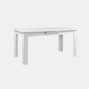 Mesa de jantar extensível branco BIRMINGHAM da Conforama, fotografia 1